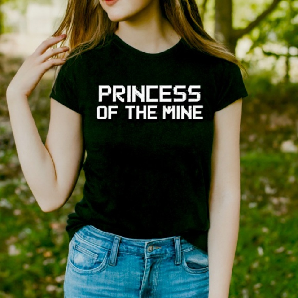 Princess of the Mine Tee - Minecraft Fans! Girls Sizes**